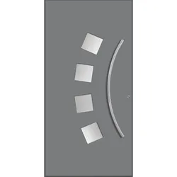 Klauke Aluminium-Haustüre SCH0045