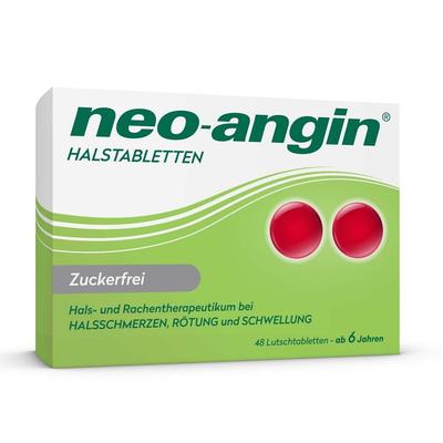 Neo-Angin Halstabletten zuckerfrei 48 St Lutschtabletten