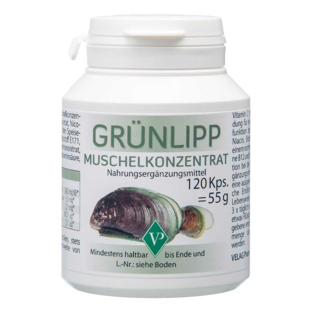 Velag Pharma GmbH Grünlipp Muschel Konzentrat Kapseln 04953062