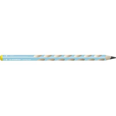 STABILO Ergonomischer Dreikant-Bleistift für Linkshänder - Easygraph in blau - Einzelstift - Härtegrad HB