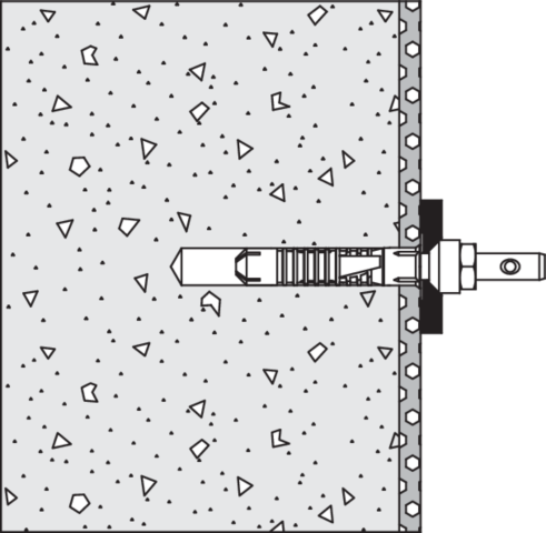 Hewi 801/805 Befestigung BM10.2.2 Spezialschraube Ø 10 x 95, für Rückenstütze einseitig