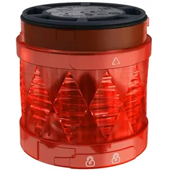 Schneider Electric XVUC44 Leuchtelement, Harmony XVU, modular, 60mm, LED, rot, Blinklicht, IP65, 24V ACDC