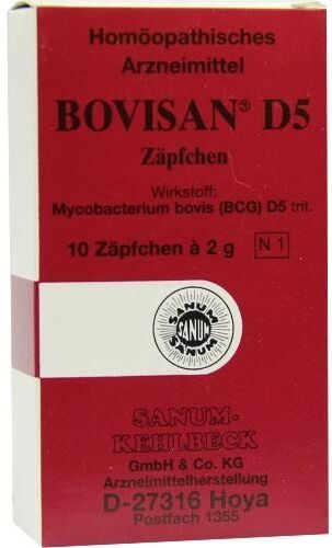 Bovisan D5 Suppositorien 10X2g