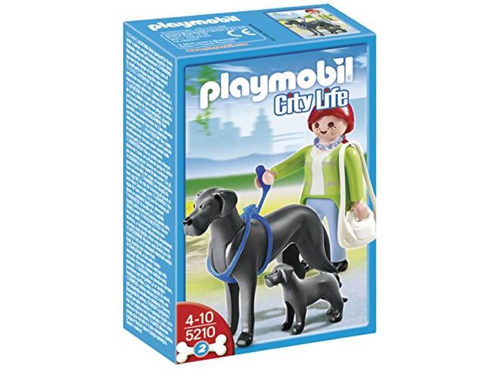 Playmobil 5210 Beeldjes Great Dane met Pup