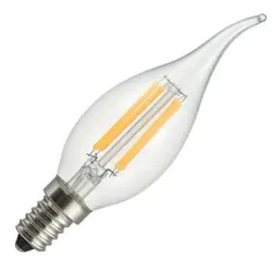 SPL | LED-Kerzenlampe mit Spitze | Kleine Fassung E14 | 4W Dimmbar