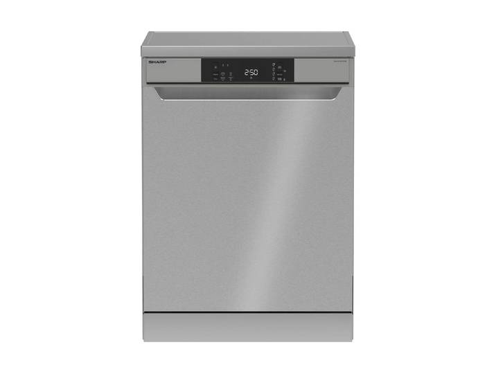 SHARP Standgeschirrspüler QW-NA1CF47DS-DE , Energieeffizienz: D, grau, B:59,8cm H:85cm T:59,8cm, Geschirrspüler, Standgeschirrspüler
