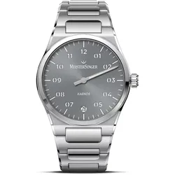 Meister Singer Kaenos Sonnenschliff Grau Herrenuhr KS927