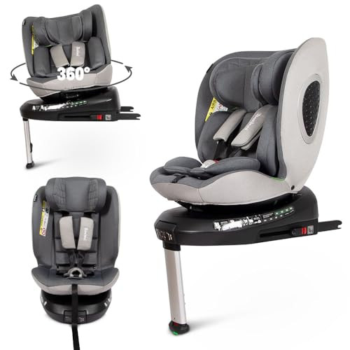 Baninni Autostoel 360° i-Size Tullio Grijs voor kinderen van 40-150 cm tot 36 kg