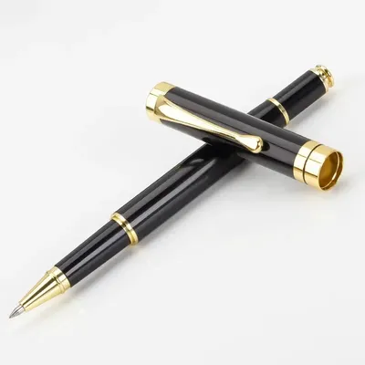 Luxury Metal Ballpoint Pens, Gift Box Packaging For School, Business, Office, And Student Stationery Supplies white process Pen And Box