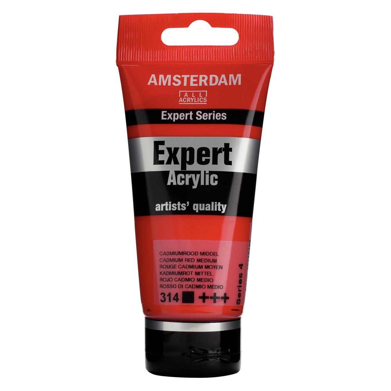 Amsterdam Expert Series Acrylic Tube Cadmium Red Medium 314 (75 ml) (ROY-19113140)