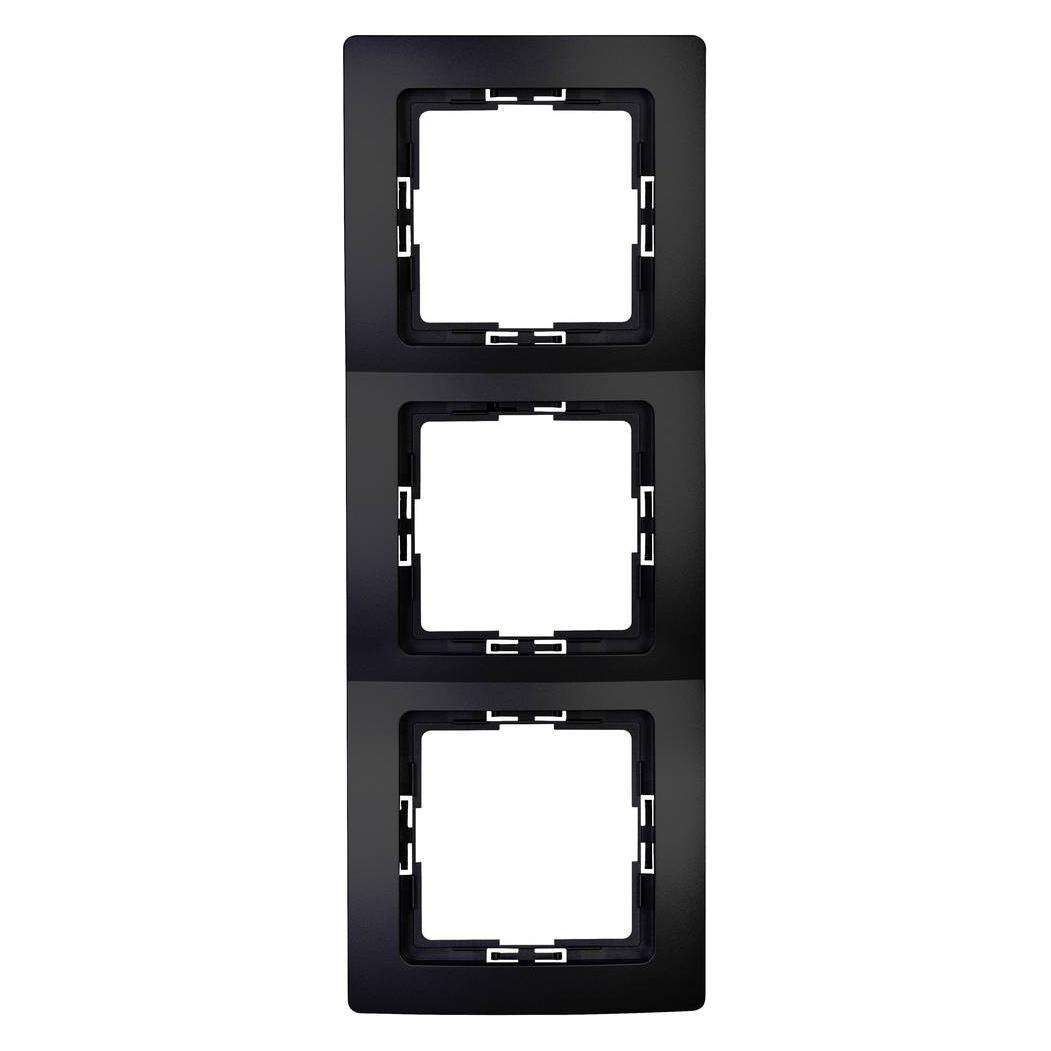 Kopp Rahmen Abdeckung Paris Schwarz (matt) 308650062 (308650062)