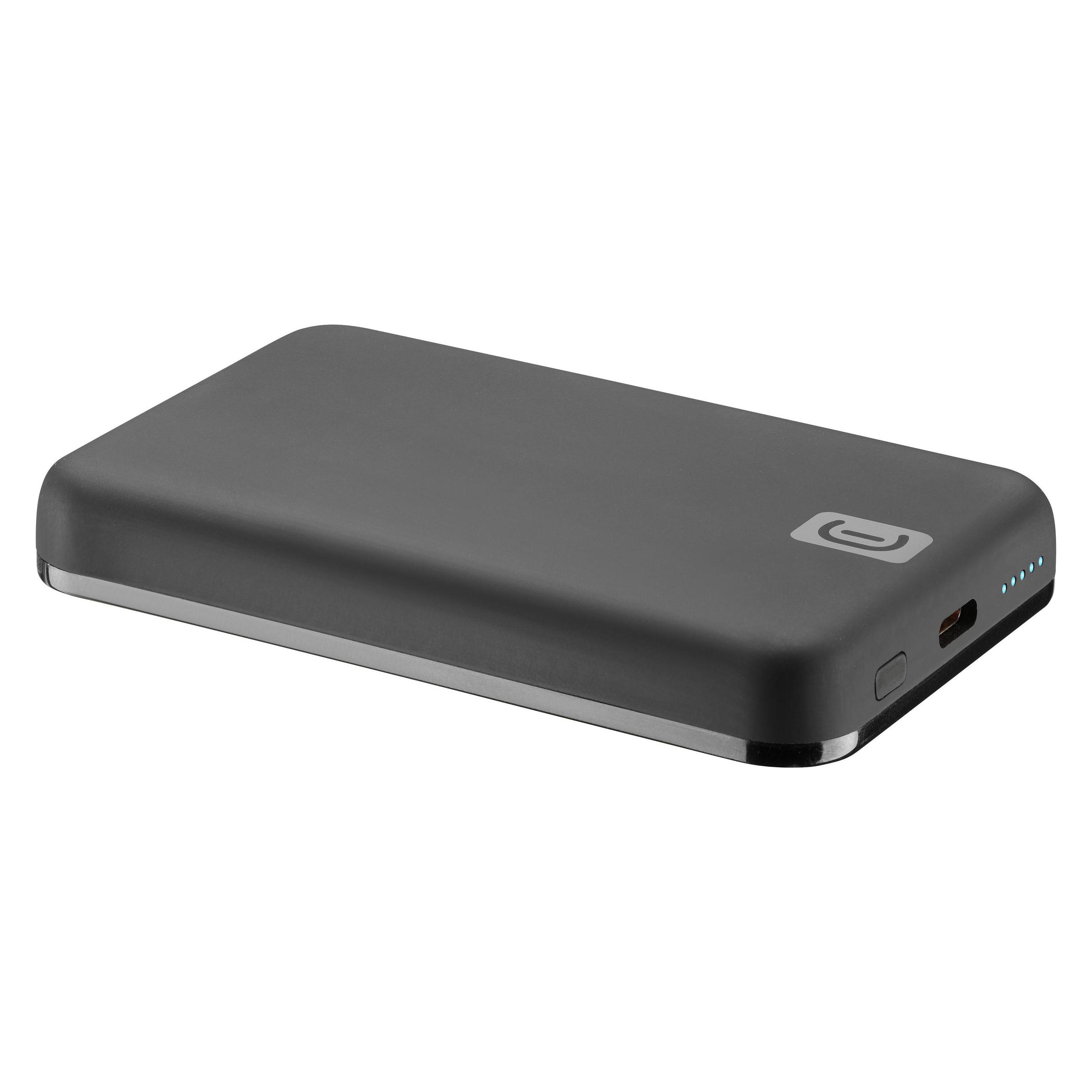 Cellularline MAG 5000 (5000 mAh, 7.50 W, 19.25 Wh) (PBMAGSFCOL5000WIRK)