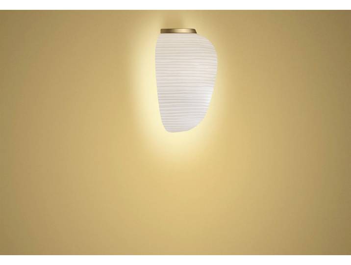 Rituals 3 Semi Applique Murale Blanc - Foscarini - Salon / séjour - Métal