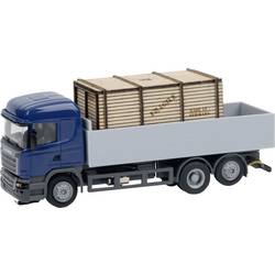 Faller 161325 Car System Digital LKW Scania R 13 HL Pritsche mit Holzkiste (HERPA) H0 Fahrzeug