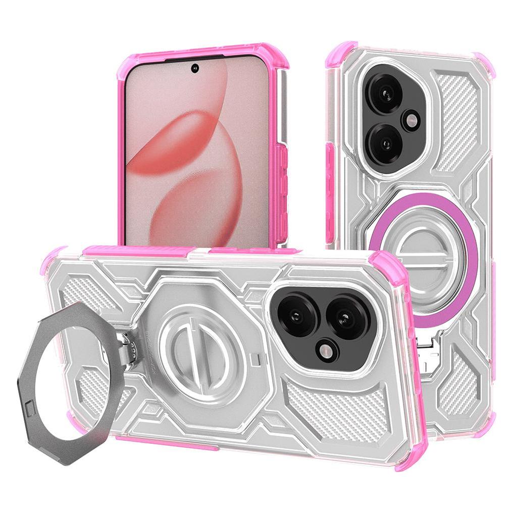 Techsuit - Carbon Shield PRO - Honor 400 - Pink Transparent (Honor 400) (59456788)
