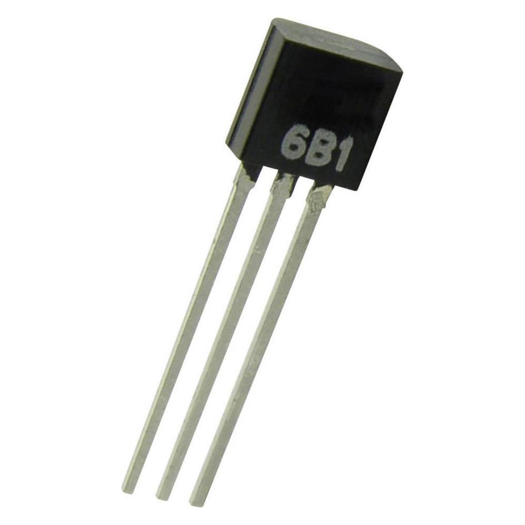 B+B Thermo-Technik TSIC506-TO92 Temperatursensor -10 bis+60°C TO-92 radial bedrahtet (TSIC506-TO92)