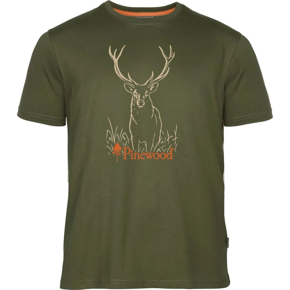 Pinewood Red Deer T-shirt green-26 (777) L 1-54520777007