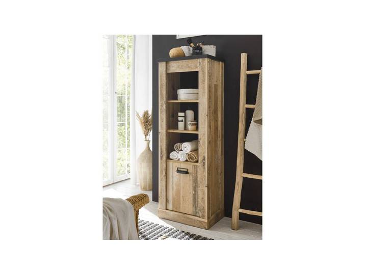 Möbel Akut Regal Regal Sherwood12 Old Style hell anthrazit mit soft-close 51 cm