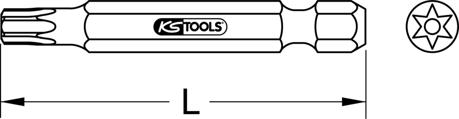 KS Tools 1/4 inch bit