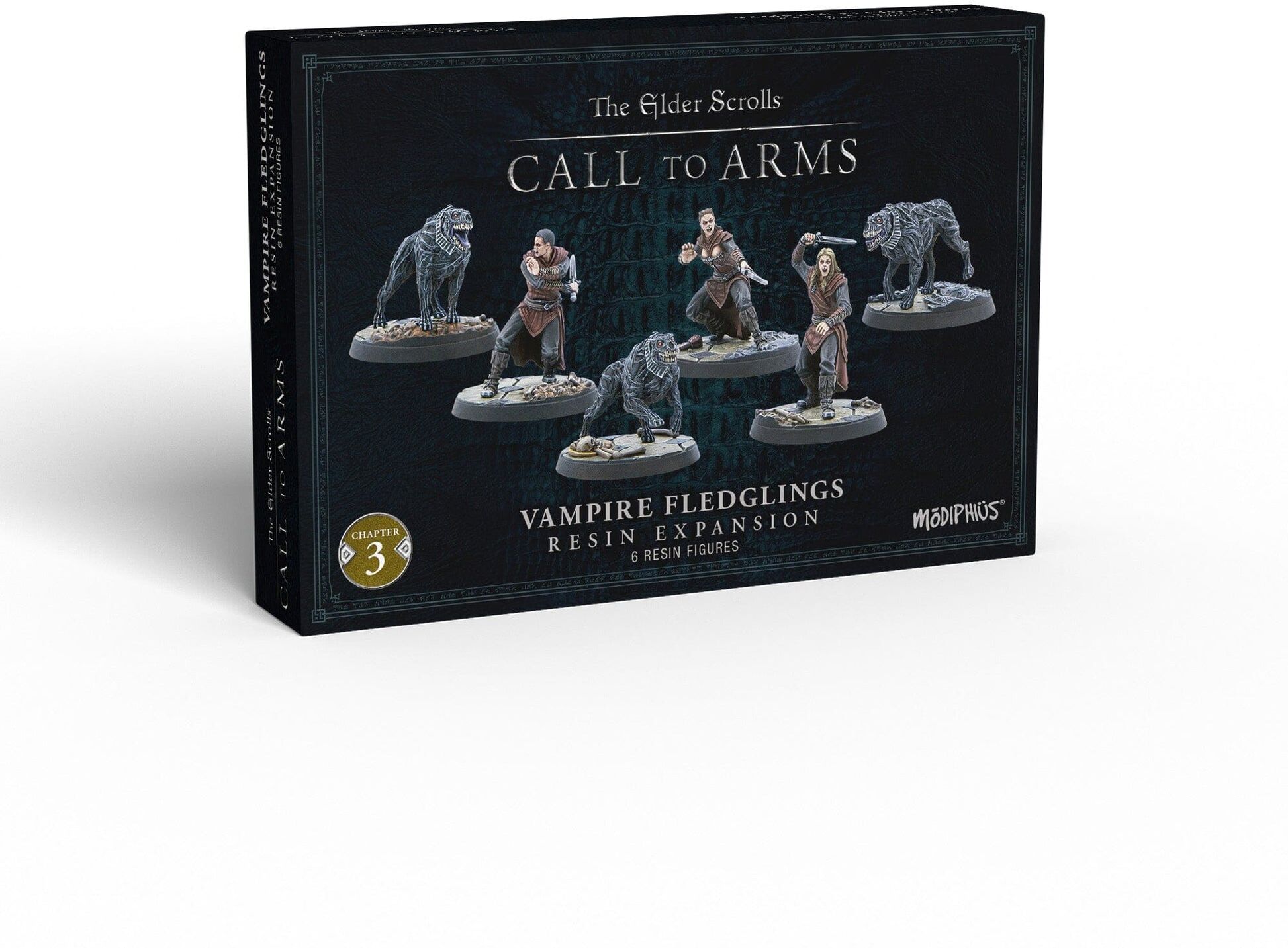 Modiphius Entertainment The Elder Scrolls: Call to Arms – Vampire Fledglings Resin Miniatures Expansion for Tabletop Gaming