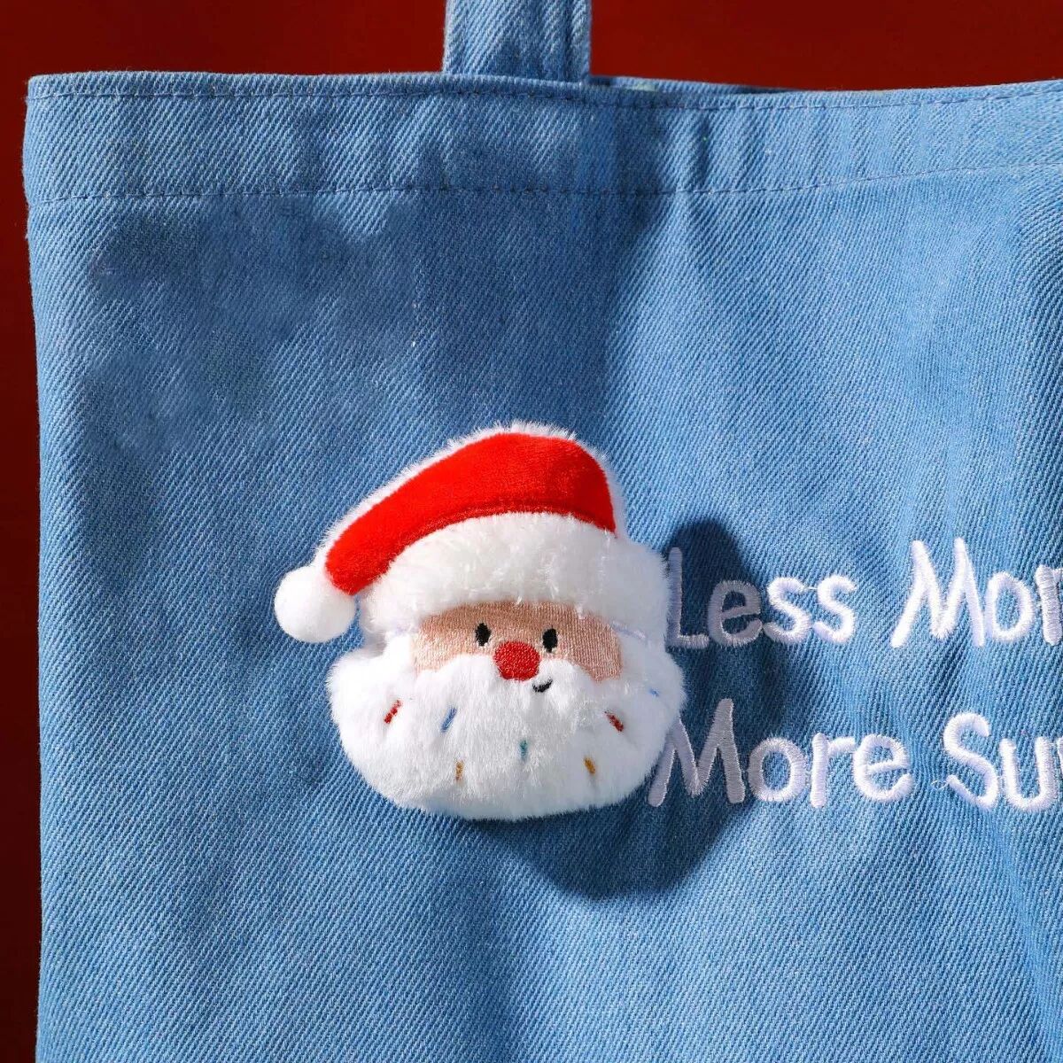 INF Weihnachts-Plüschbrosche - Weihnachtsbaum, niedlicher Cartoon-Anstecker für Taschen und Kleidung
