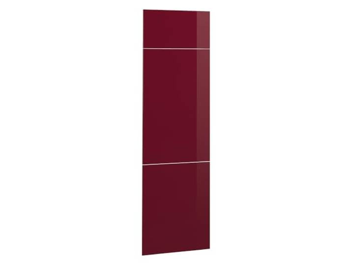 Vicco Küchenfront R-Line , Rot Hochglanz 59.6 x 196 cm Möbelfront für den Kühlumbauschrank, passend für R-Line Küchenschränke zur einfachen Montage