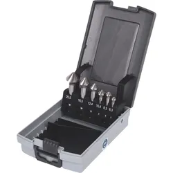 KS Tools HSS Co 5 Kegel-Entgratsenker-Satz, Kunststoffkassette 6-tlg - 336.0456