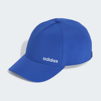 Baseball Cap ADIDAS PERFORMANCE "LK LINEAR CAP", Jungen, blau (royal blau, glow blau), Obermaterial: 100% Polyester, Caps, für Kinder, mit sportlichem Stil