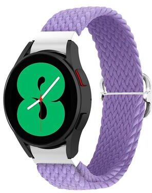 Everyday Crate Samsung Galaxy Watch4 40mm 44mm Woven Watch Band Adjustable Replacement Strap lavender