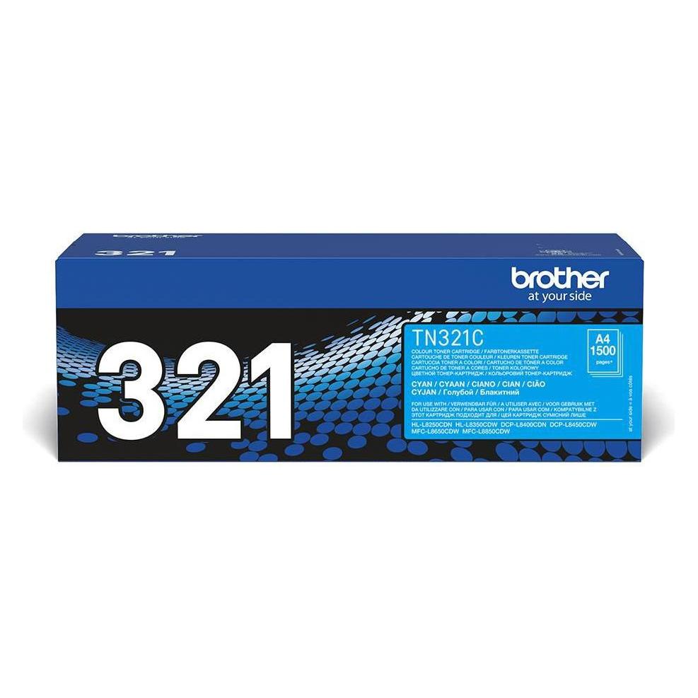 Brother Toner Cyan Pages: 1.500 (BK, C) (TN-321C)
