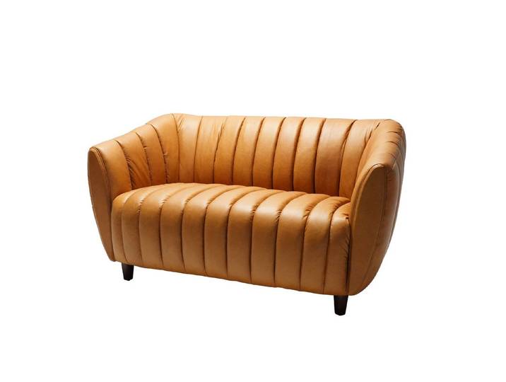 moebelfaktor 2-Sitzer Zephyr 2D Columbia-Brown, 1 Teile, bequeme Sitzfläche