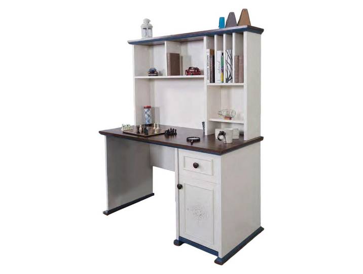 Xlmoebel Schreibtisch Massiver Holztisch mit Regal für das Jugendzimmer (Schreibtisch, Schreibtisch), Hergestellt in Europa