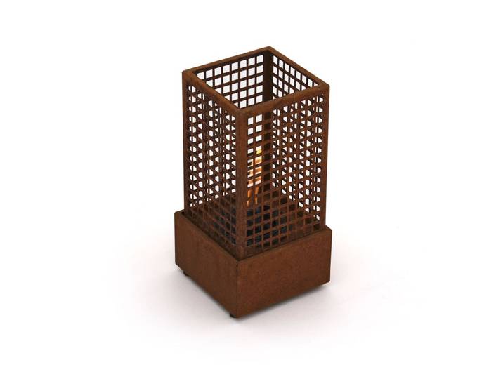 Tafelhaard voor buiten Tenderflame Agni Staal Taupe/Bruin
