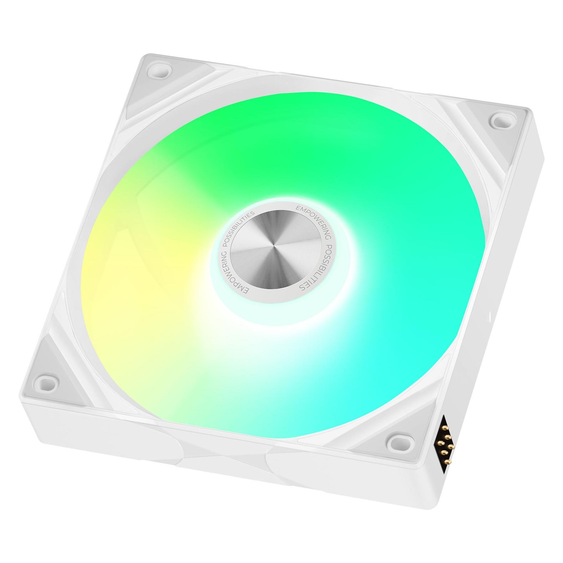 TRYX ROTA SL ARGB Reverse Lüfter - 3er-Pack, 120mm, weiss (120 mm, 3x) (F-R120R-AM3M-G0W)