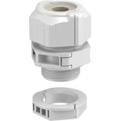 OBO Bettermann, Kabelverbindung, 2024944 Kabelverschraubung 1.5 mm Kunststoff Lichtgrau 1 St.