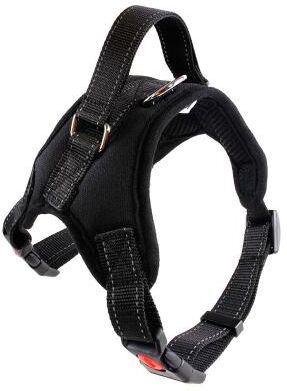 Inspired Finds Adjustable Strong Dog Harness Vest For Small, Medium & Large Dogs black xl