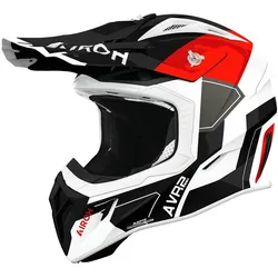 Airoh Off Road Helm Aviator Ace 2 Shield Red Gloss M