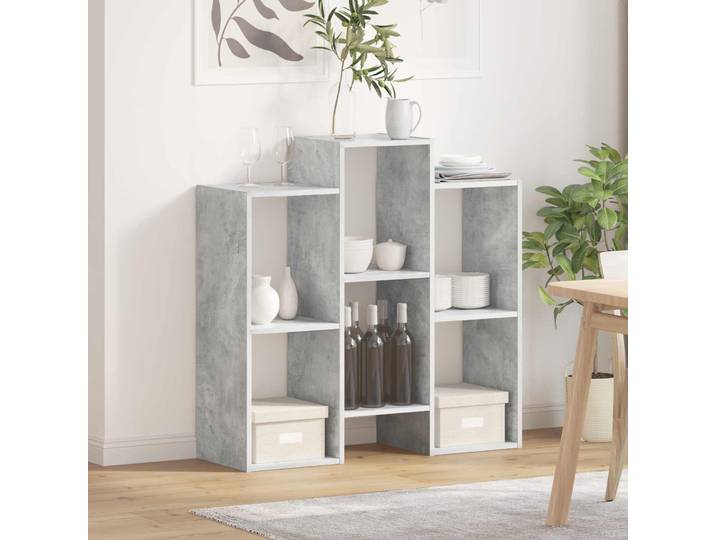 vidaXL Sideboard Betongrau 90 x 30 x 90 cm