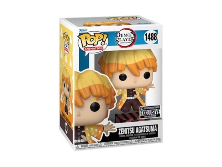 Funko Demon Slayer Zenitsu Beschermen Nezuko's Box Pop! Vinyl Figuur # 1488 - Entertainment Earth Exclusive