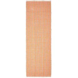 TEPPICHLÄUFER Vichy-Karo Baumwolle 66/200 cm