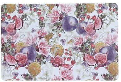 IH Casa Decor Printed Cork Backed Placemat Fig - Set of 12