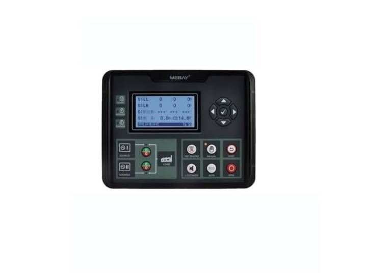 Dual Power ATS Switch Controller Passend for ATS520 ATS520R ATS520IR 3,5-Zoll-LCD-Bildschirm Dual Core 32Bit MCU RS485 USB-Kommunikation IP54 wasserdicht