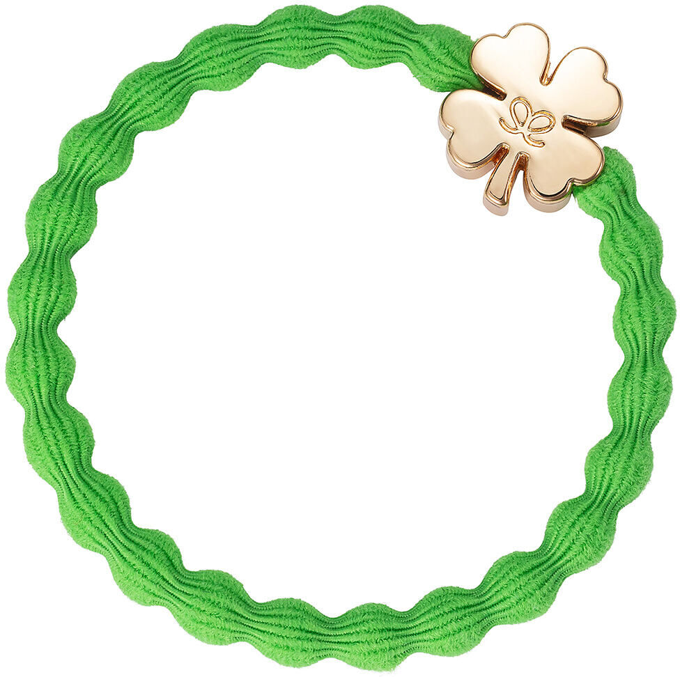 By Eloise London Gold Clover Leaf color Apple Green