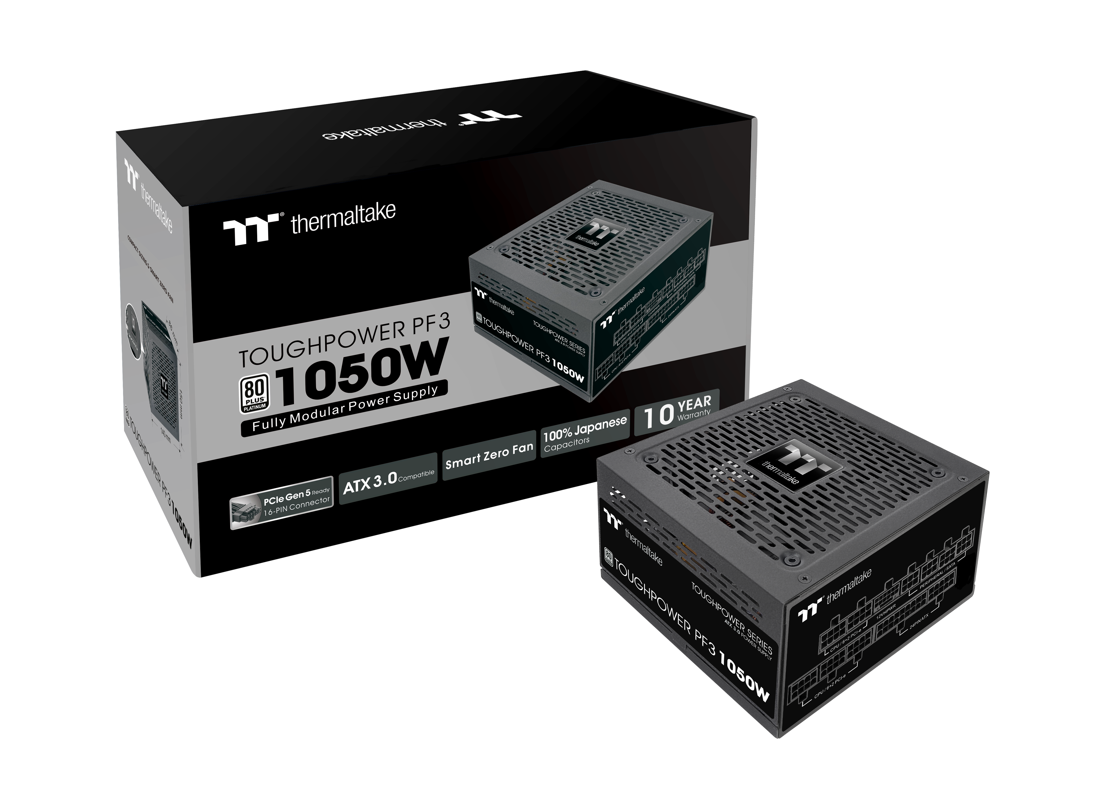 Thermaltake ToughPower PF3 1050W Gen 5 Netzteil ATX 3.0 80+ Platin PCle 5.0 PS-TPD-1050FNFAPE-3