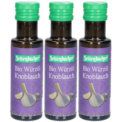 Seitenbacher Bio Würzöl Knoblauch x3 3x100 ml
