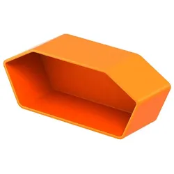 OBO 6364625 Schutzkappe für TPS-System 64x19 Polyethylen pastellorange RAL 2003 TPS KS OR  - 10 Stück