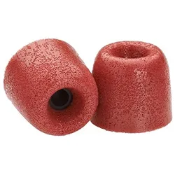 RØDE T-100 Earphone Tips red M, Kopfhörer Ersatzteile, Rot