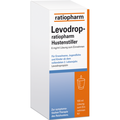 ratiopharm GmbH LEVODROP-ratiopharm Hustenstiller 6 mg/ml LSE 100 ml 18379052