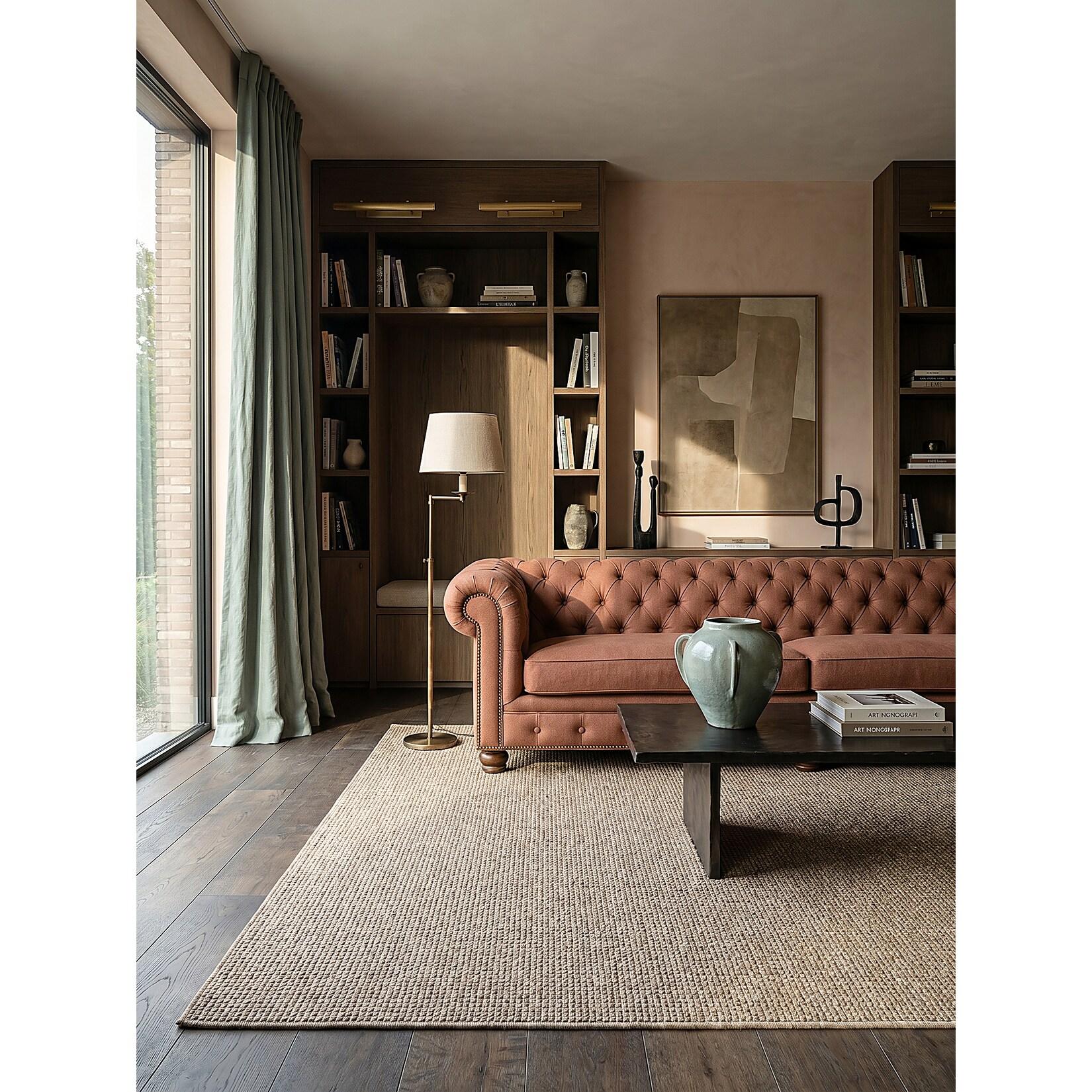 Flachgewebe-Teppich Polypropylen Natur 120x160 cm - TOCE Kadima