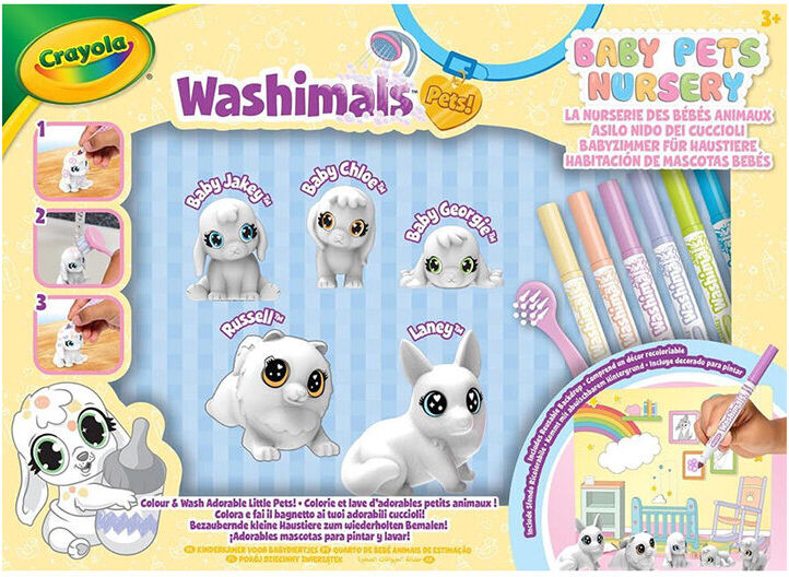 BRINQUEDO CRAYOLA WASHIMALS BABY NURS